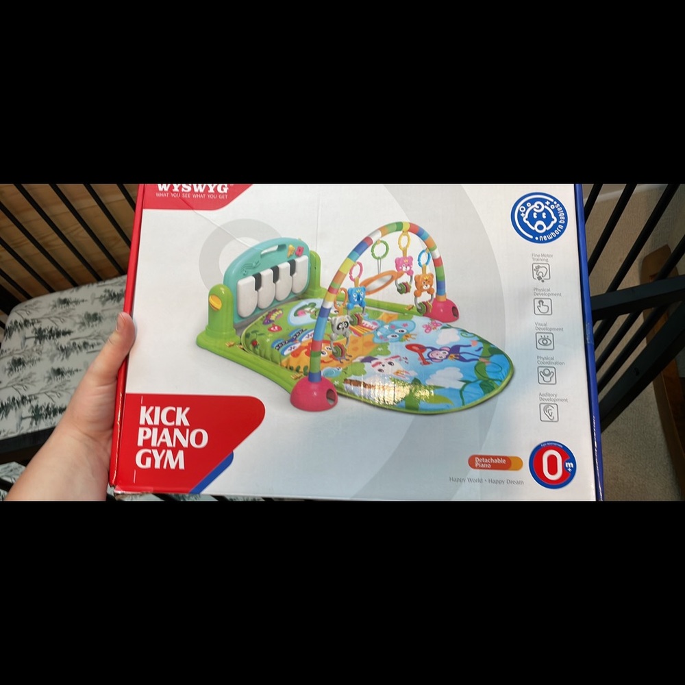 Kick and play piano play gym!
